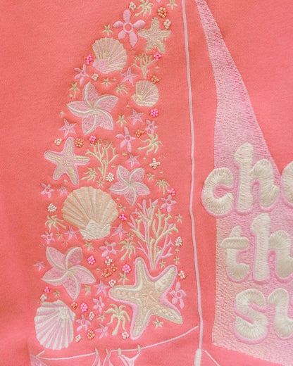 Pink Palm Hoodie